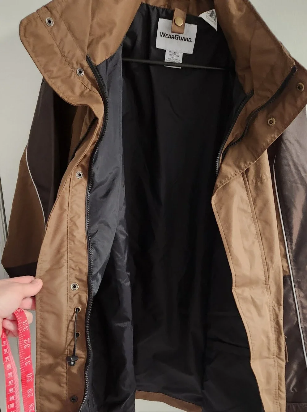 UPS Weatherguard  Brown and Dark Brown Work Rain Coat ,size M